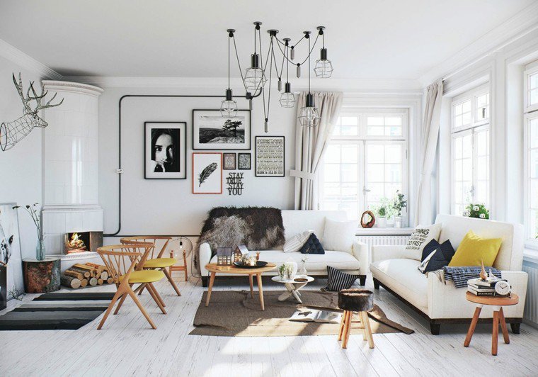 idee-deco-salon-style-scandinave-meubles-bois-blanc